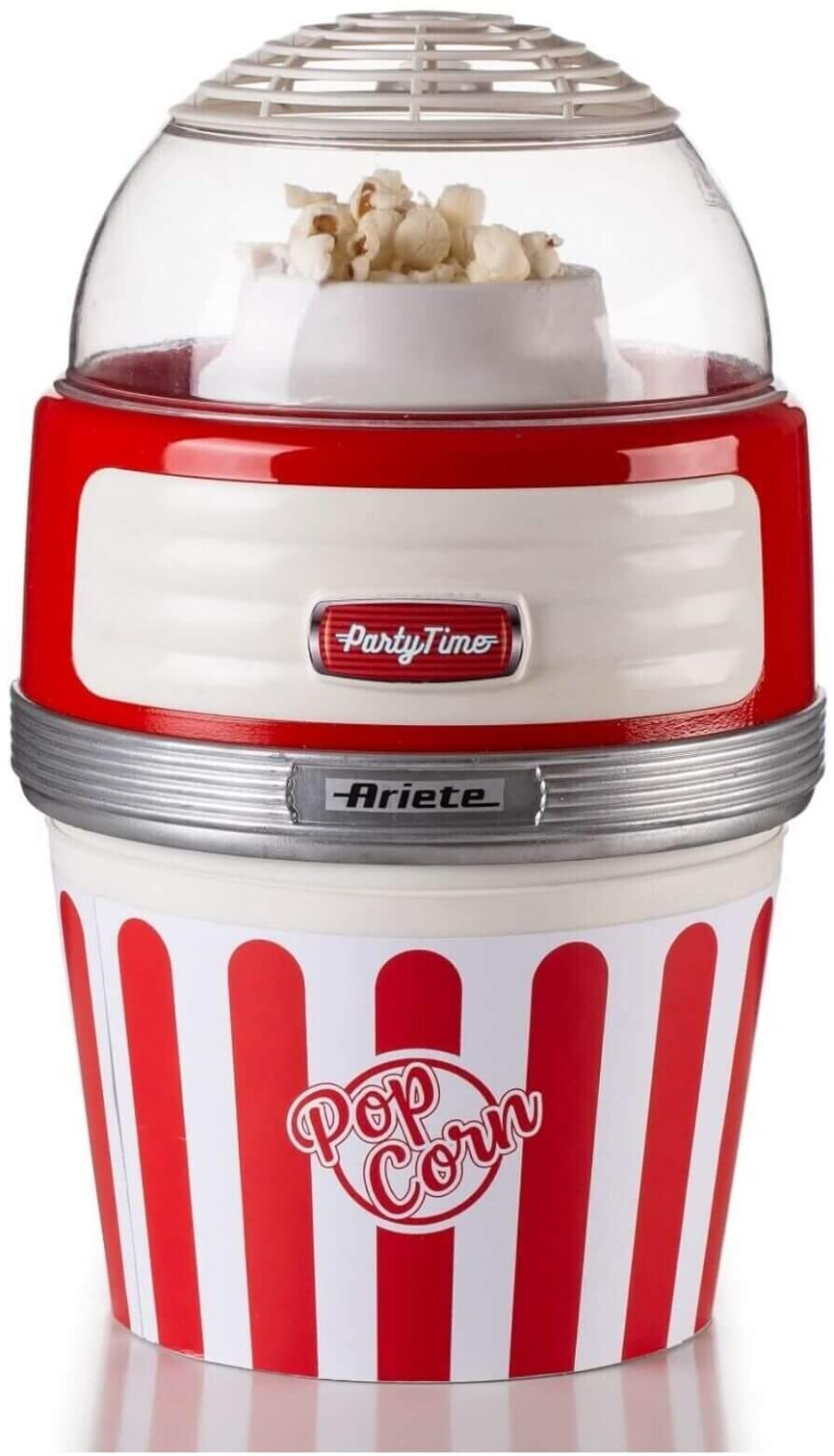 پاپ کورن ساز برقی آریته ایتالیا مدل Ariete Party Time | رنگ قرمز | طراحی کودکانه و سالم بدون نیاز به روغن